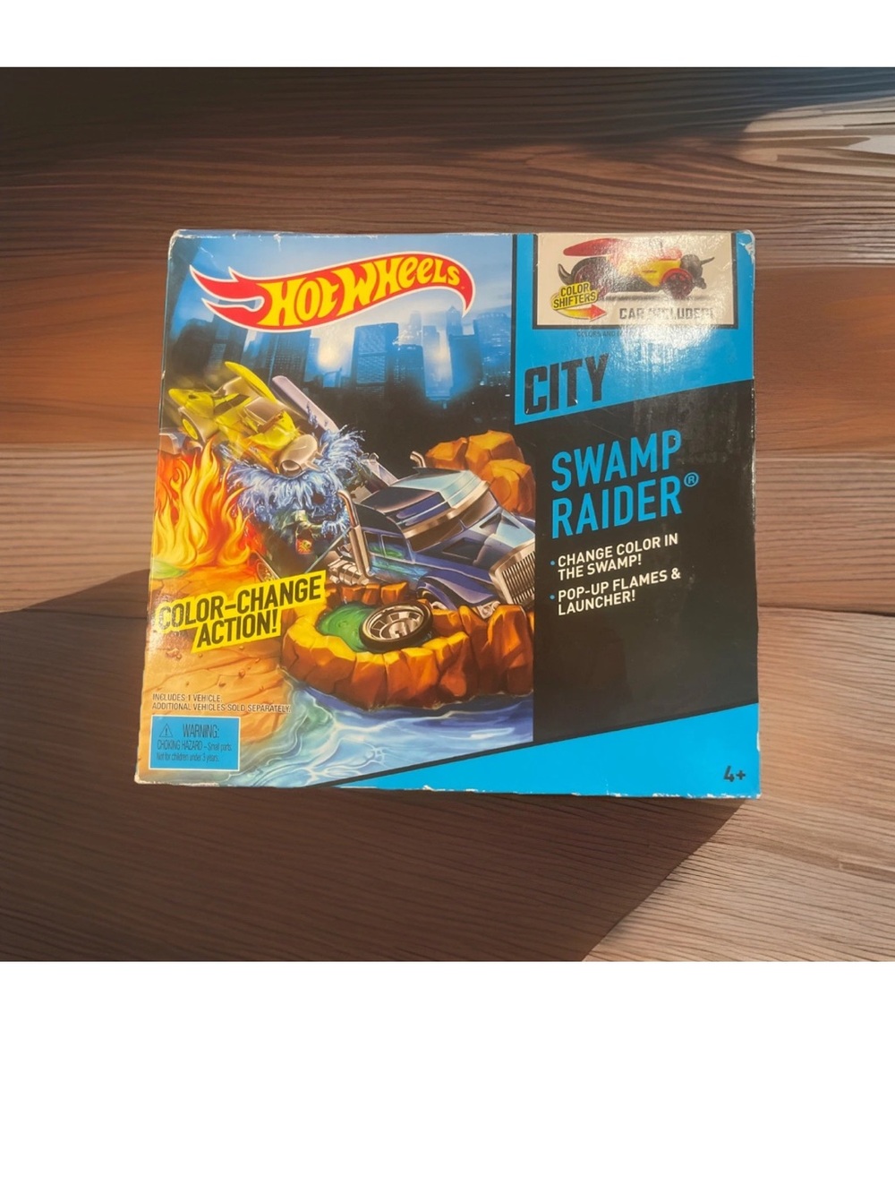 Hot Wheels Swamp Raider Color-Change Vehicle - Blue/Black
